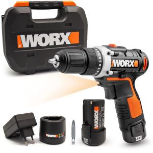 WORX WX128.3 12Volt/2.0Ah Li-ion Çift Akülü Profesyonel Şarjlı Matkap