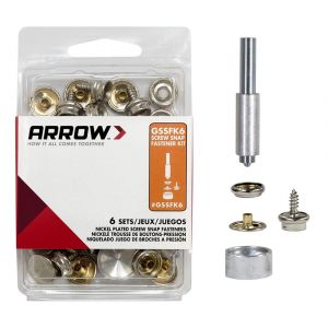 Arrow GSSFK6 6’lı Vidalı Çıtçıt Düğme Seti