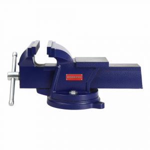 WORKPRO WP233005 100mm 360° Döner Tabanlı Örslü Profesyonel Tezgâh Mengene