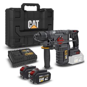 CAT DX2150 18Volt/4.0Ah 2.8J Li-ion Çift Akülü Kömürsüz Profesyonel SDS-Plus Kırıcı/Delici