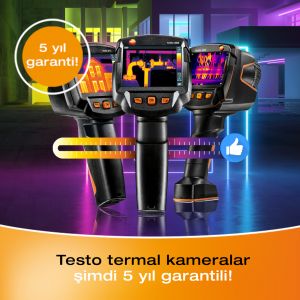 Testo 865 Termal Kamera (Sıcaklık ve Su Kaçağı Tespit Cihazı)