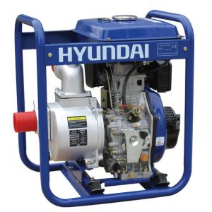 Hyundai DHY80LE Dizel Su Motoru İpli 7 HP Büyük Depolu