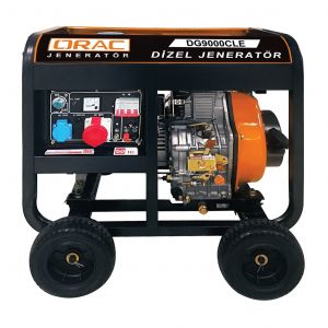 Orac DG9000CLE Dizel Marşlı Jeneratör 7,5 Kva 13 Hp