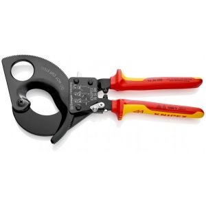 Knipex 9536 Cırcır Mekanizmalı Kablo Makası 280 mm