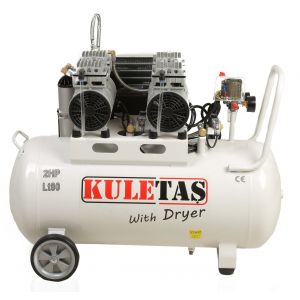 Kuletaş 80 Litre Kurutuculu Sessiz Yağsız Kompresör