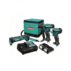 Makita CLX302AX4 Çift Akülü Darbeli Vidalama Kombo Kit Set 10.8V 2 Ah Li-ion