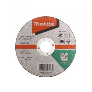 Makita D-18720 Kesme Diski 125x3mm Metal  50 Adet