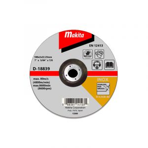 Makita D-18839 Kesme Diski 180x2mm Metal 25 Adet