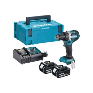 Makita DDF484RTJ Led Işıklı Çift Akülü Darbeli Matkap Vidalama 18 V / 5.0 Ah Li-ion