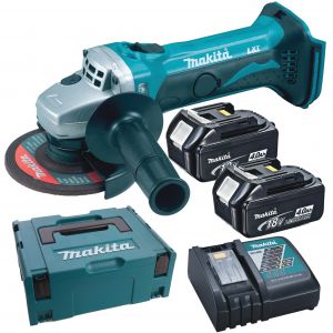 Makita DGA452RMJ Avuç Taşlama 18 V 4.0 Ah Li-ion