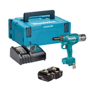 Makita DRV150RTJ Çift Akülü Perçin Tabancası 18 V 5.0 Ah Li-ion