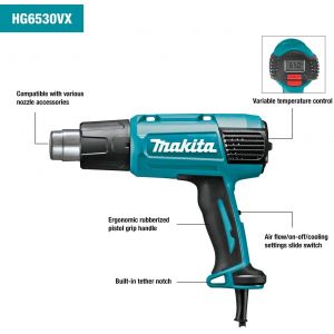 Makita HG6531CK Dijital Göstergeli Isıtıcı 2000 W