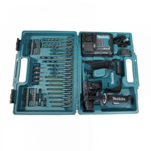 Makita HR140DWAE2 Akülü Kırıcı Delici 65 Parça Uç Setli