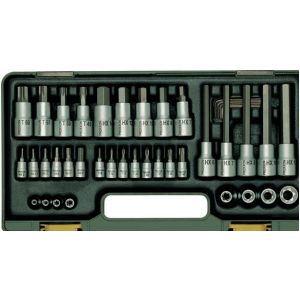 Proxxon 23290 1/4' & 1/2' Torx ve Allen Lokma Uç Takımı 42 Parça