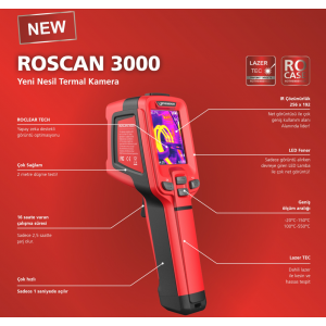 Rothenberger Roscan 3000 Yeni Nesil  Termal Kamera