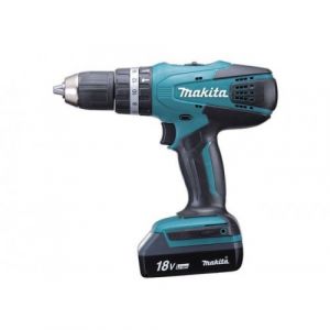 Makita HP457DWE Akülü Darbeli Matkap Vidalama 0-400/1400devir/dk 1.7kg 18V-1,1Ah-Li-ion