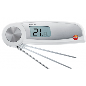 Testo 104 - Su Geçirmez, Katlanabilir Sıcaklık Ölçüm Cihazı
