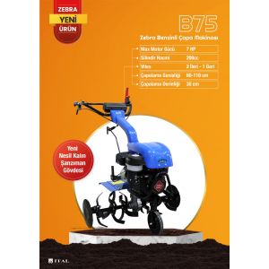 Zebra B75 Benzinli Şanzımanlı Çapa Makinası 7 Hp