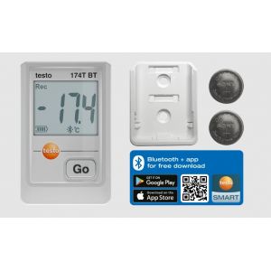 Testo 174 T BT - Bluetooth® ve App Bağlantısına  Sahip Mini Sıcaklık Data Logger